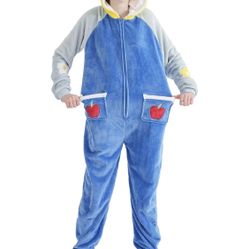 Snug Fit Adult Unisex Onesie Cosplay Costume，One Piece Pajama Halloween Homewear Suit for Women and Men