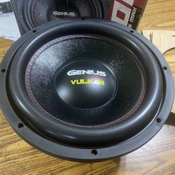 New 12" Genius Audio 1400w Max Power Subwoofer $150 Each  