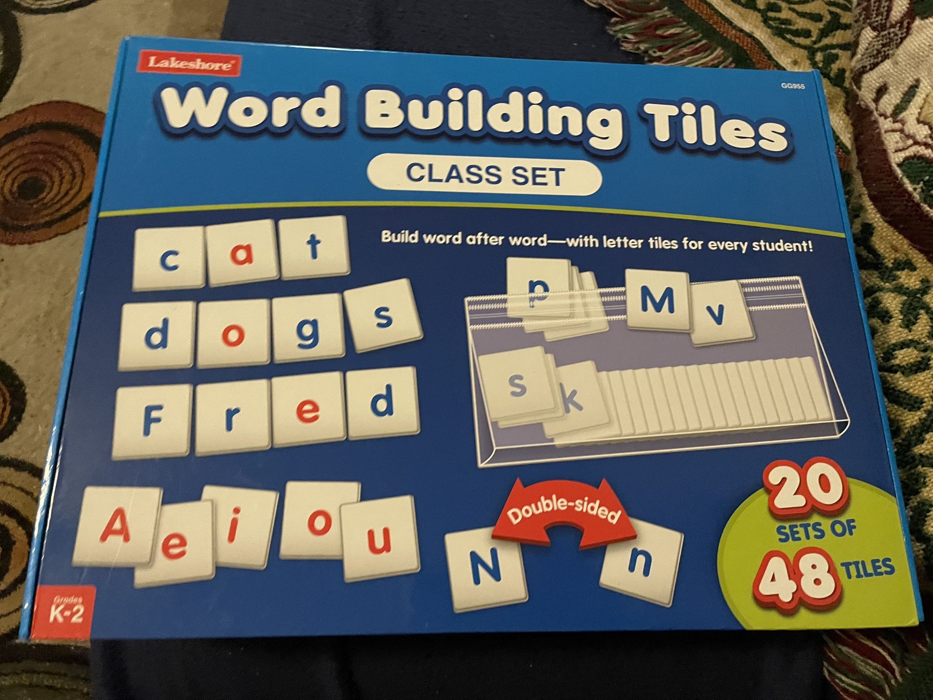 Word Building Tiles class Set