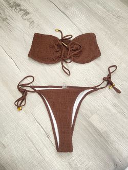 Brown bathing suit
