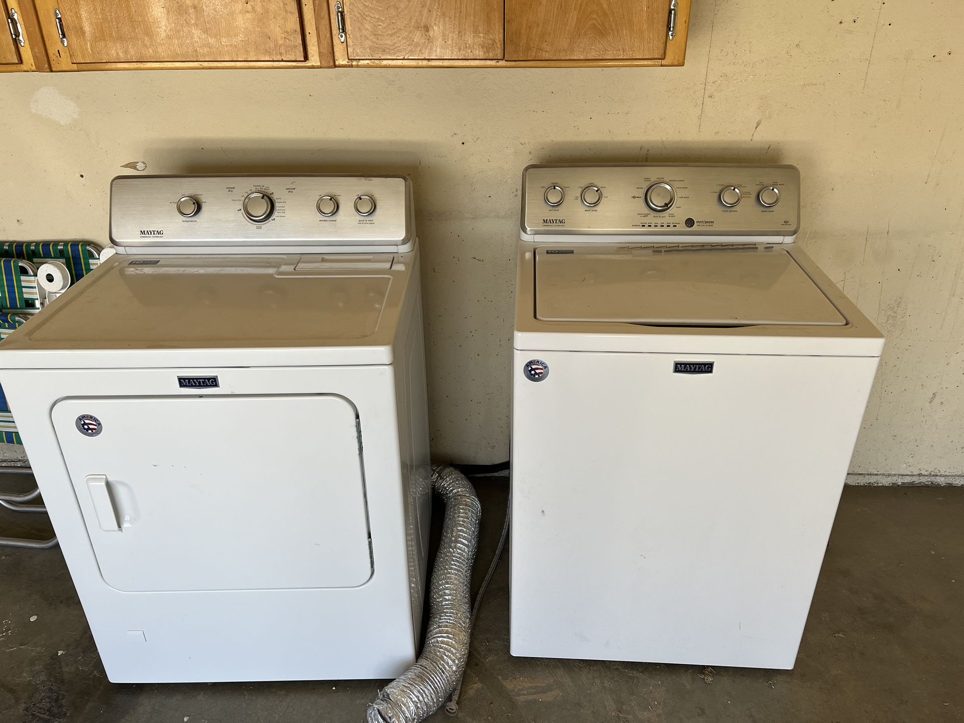 Washer and Dryer (Gas) Maytag