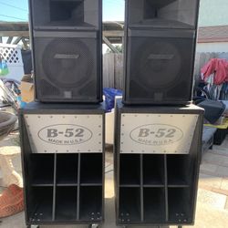 18” inch power speakers… 15 inch speakers