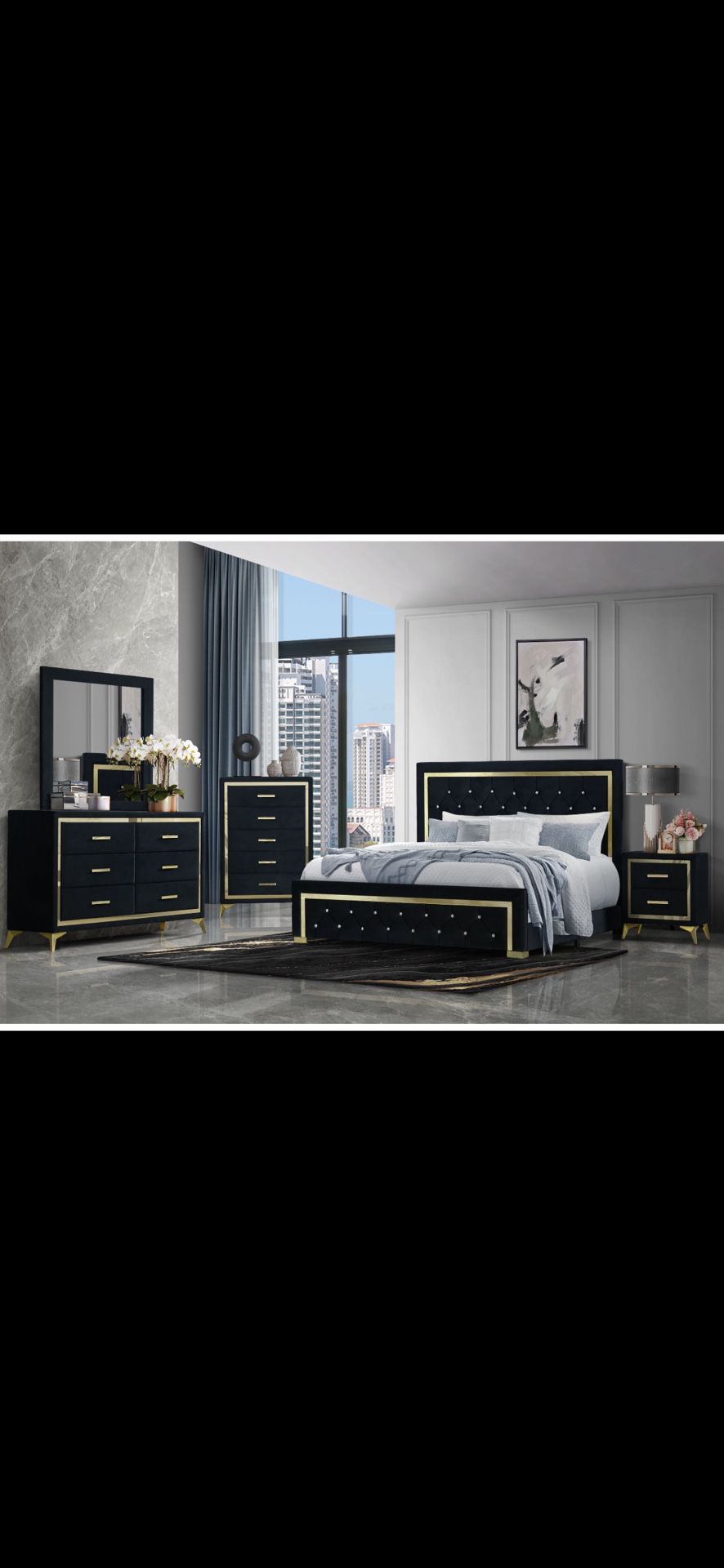Brand New Complete Bedroom Set Im King Or Queen For $999