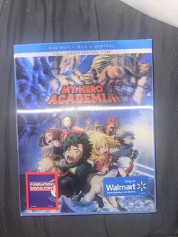 My hero academia two heroes blueray
