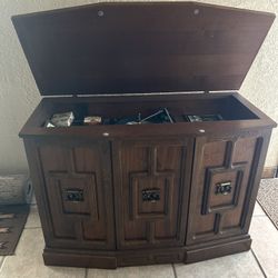 Vintage Stereo Cabinet 