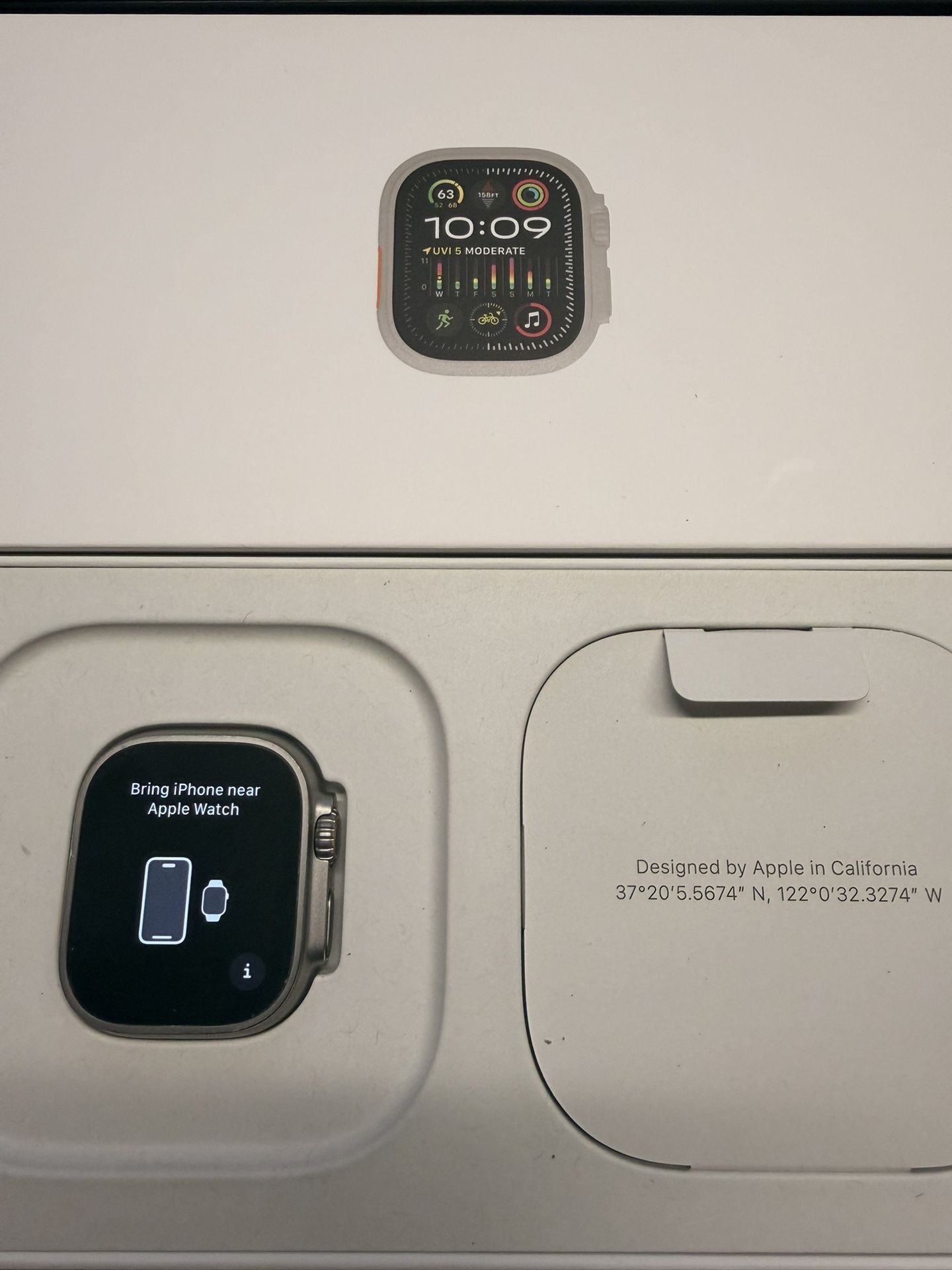 Apple Watch Ultra 2 – Cellular, Excellent Condition Oxygen Sensor, Original Box & New Charger