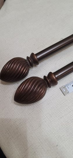 Set Of Two Curtain Rods (Just Extendable Rods No Hardware)