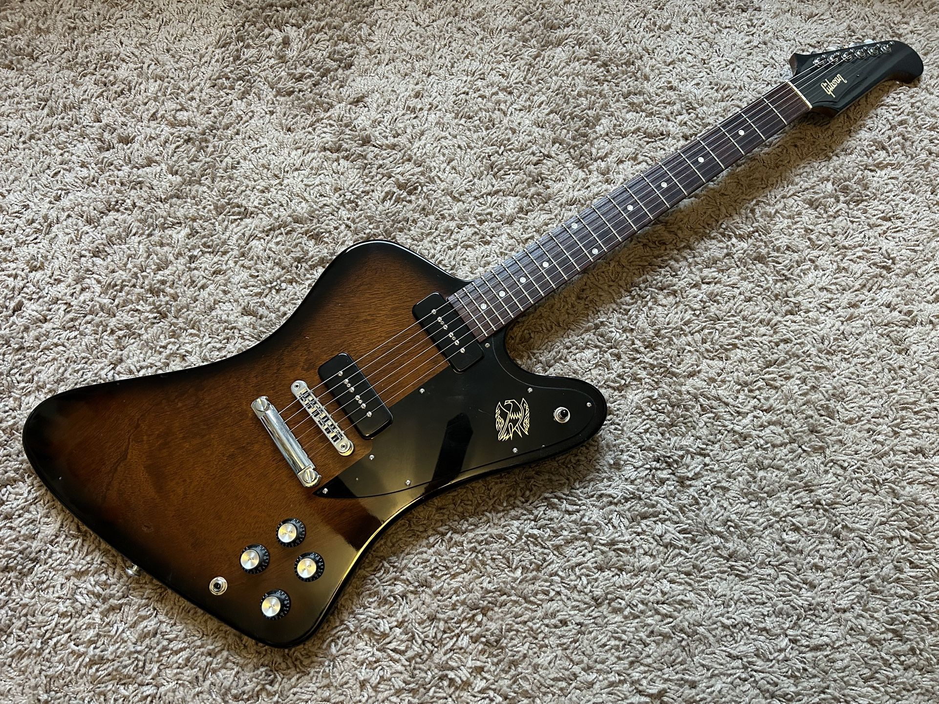 Gibson Firebird Studio P90 Sunburst Guitar 2018