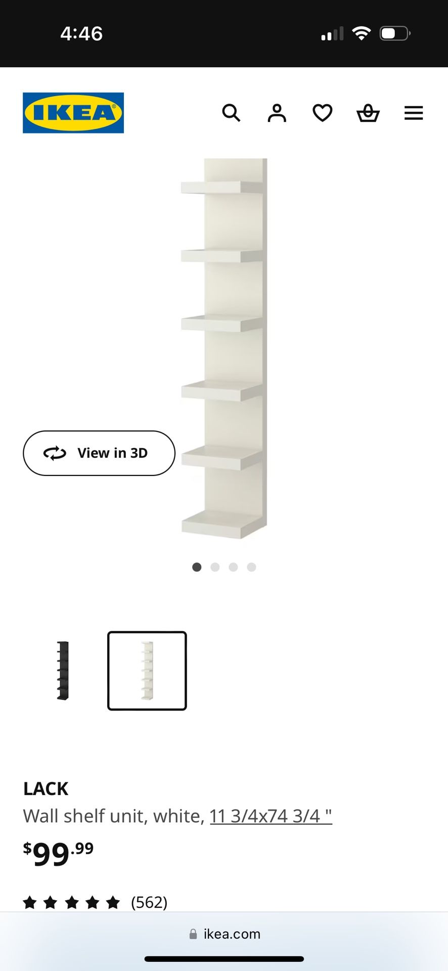 Lack Wall Shelf Unit (IKEA)
