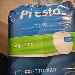 BRAND NEW NEVER USED ADULTS PAMPERS SIZE XXL 