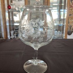Rare Romania Hand Blown Candy Dish