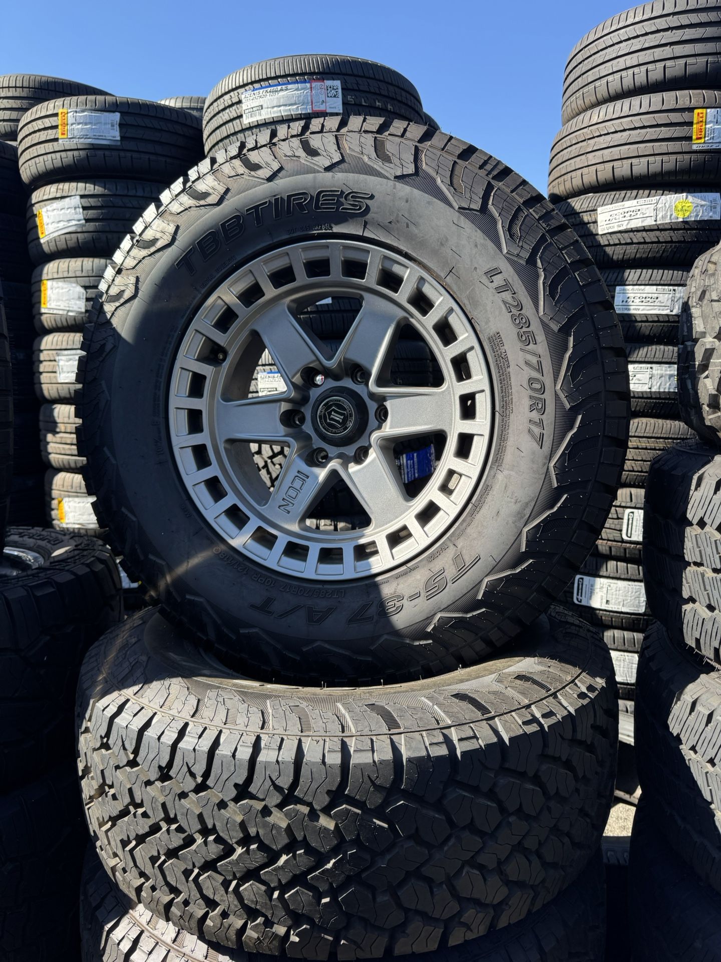 WHEELS ICON 17x9 TOYOTA TACOMA CHEVY