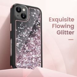 iPhone, 13 glitter case