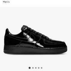 Size 10.5 Black Air Force 1 Patent Leather 