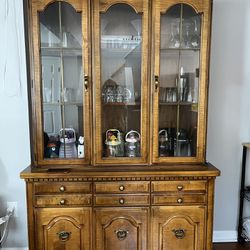 Hutch + Bar Cabinet 