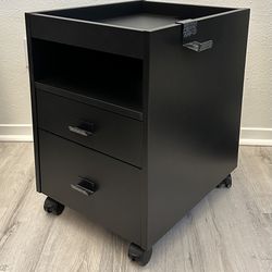 IKEA UPPSPEL Gaming Drawer unit on casters, black, 15 3/4x22 7/8 "