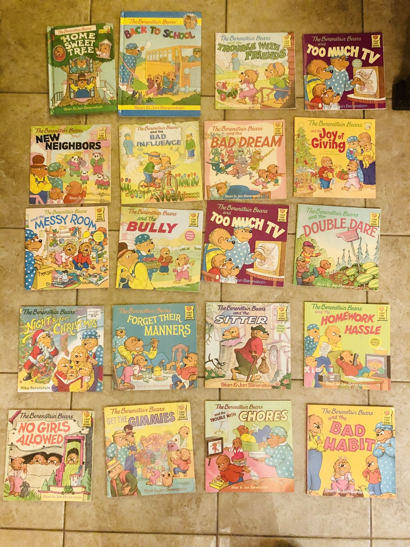 Variety of Berenstain Bears Books