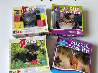 Children's Puzzles bundle of 4