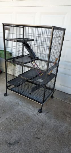 ** Multi-level Ferret Small animal cage**