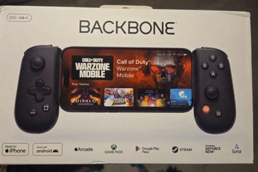 Backbone - One (USB-C) - Mobile Gaming Controller for iPhone 15/16/17/18 Series and Android - 2nd Generation - Black