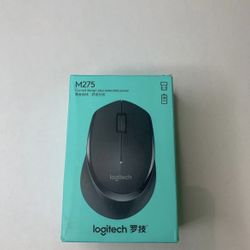 Logitech curved design computer mouse.  (H)