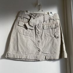 Cargo Tan Skirt 
