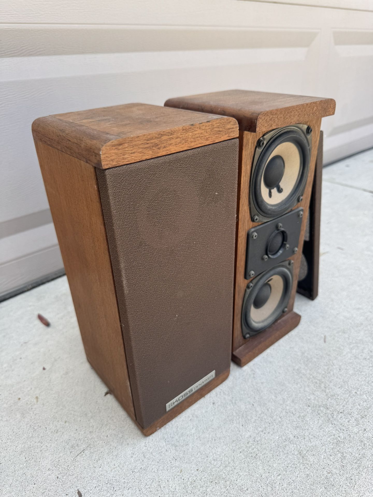 Vintage Teak Book Shelf Speakers