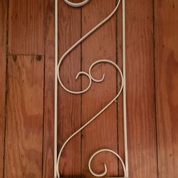 Vintage Fence Mount Double Plant Holder