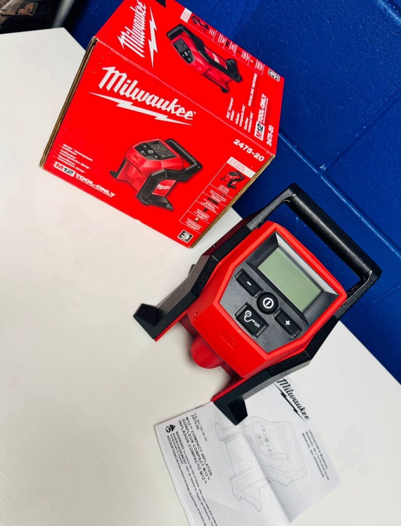 π₯ New Milwaukee M12 compact inflator