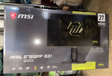 27” Gaming Monitor MSI Mag 275QPF