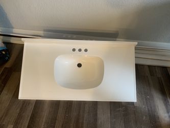 36 in bathroom sink top