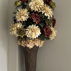 Tall Artificial Arrangement Flowers Vase  High Quality World Decor