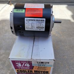 Swamp Cooler Motor 3/4 HP 2 Speed