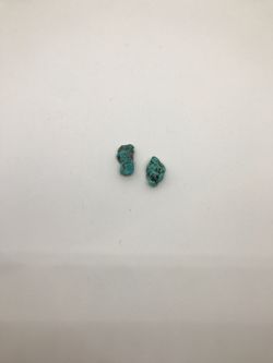 2 real turquoise stone
