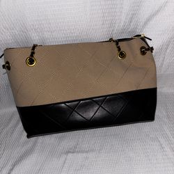 Black and tan bag