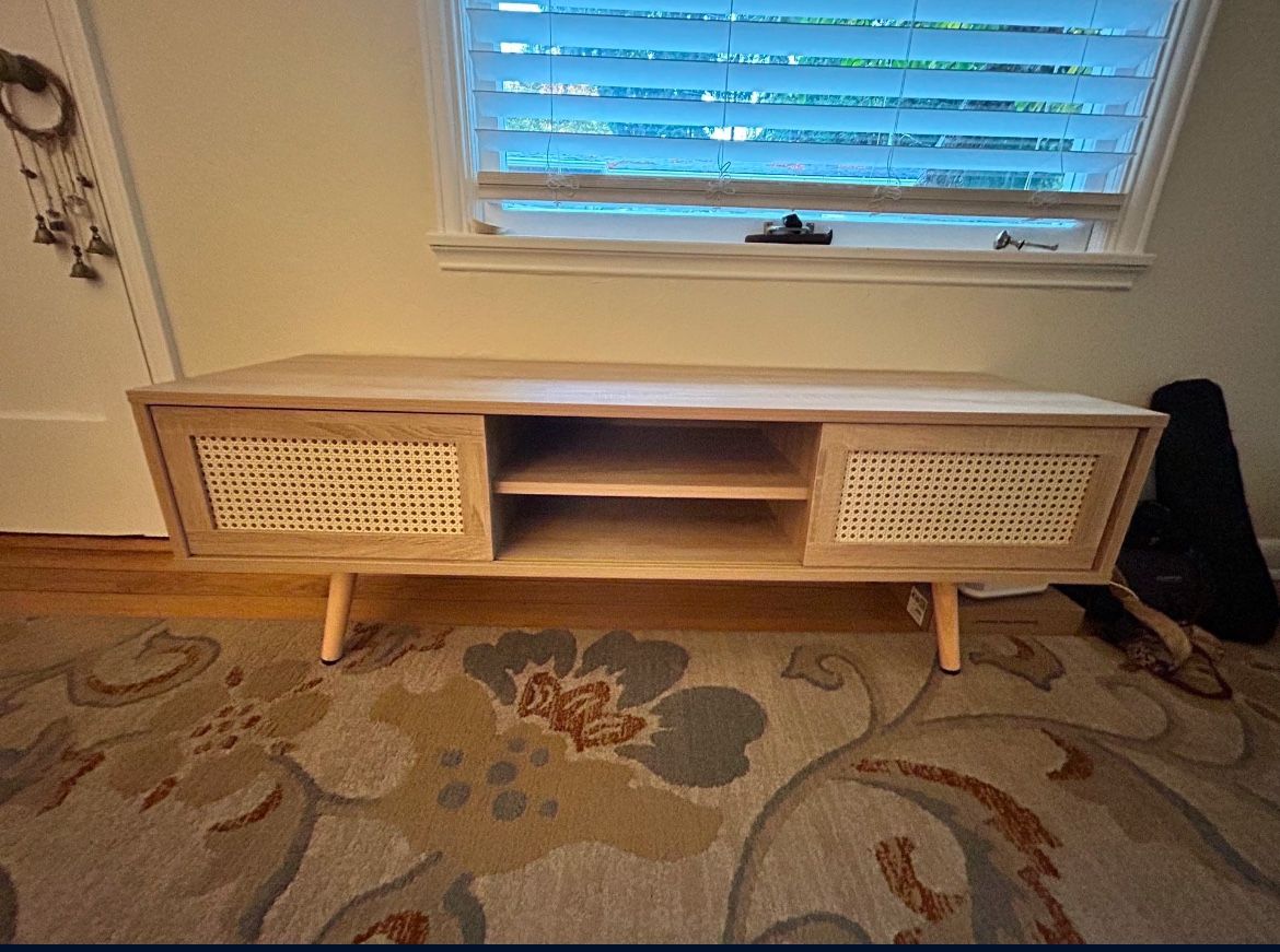  Rattan TV cabinet
