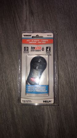 Dorman keyless entry remote includes programmer fits chrysler 2001-2005