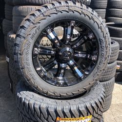 20 INCH WHEELS AND 33  INCH TIRES.  5x139.  5x5