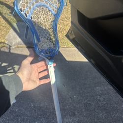 custom strung Ion Lacrosse Head and titanium Shaft