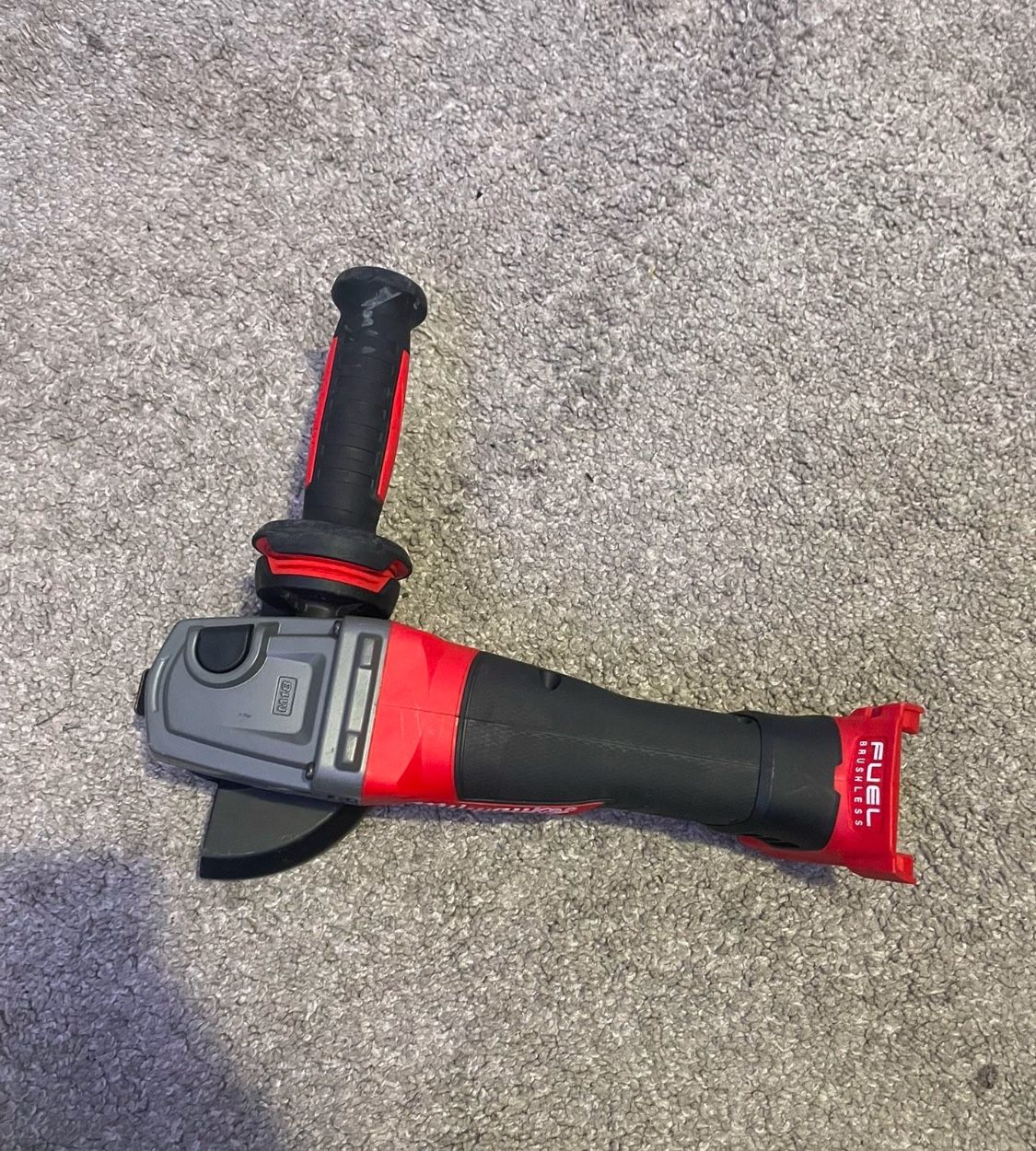 Milwaukee M18 Fuel cordless angle/grinder (bare tool, no battery).