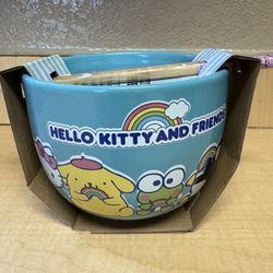 Hello Kitty And Friends Ceramic Bowl
