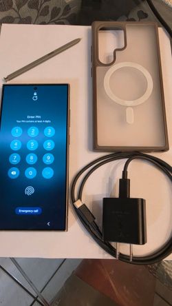 SAMSUNG GALAXY S24 ULTRA - 256GB - TITANIUM VIOLET (UNLOCKED) W/ ORIGINAL CHARGER