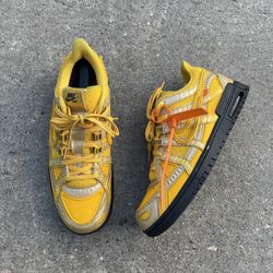 Off white Rubber Dunk University Gold