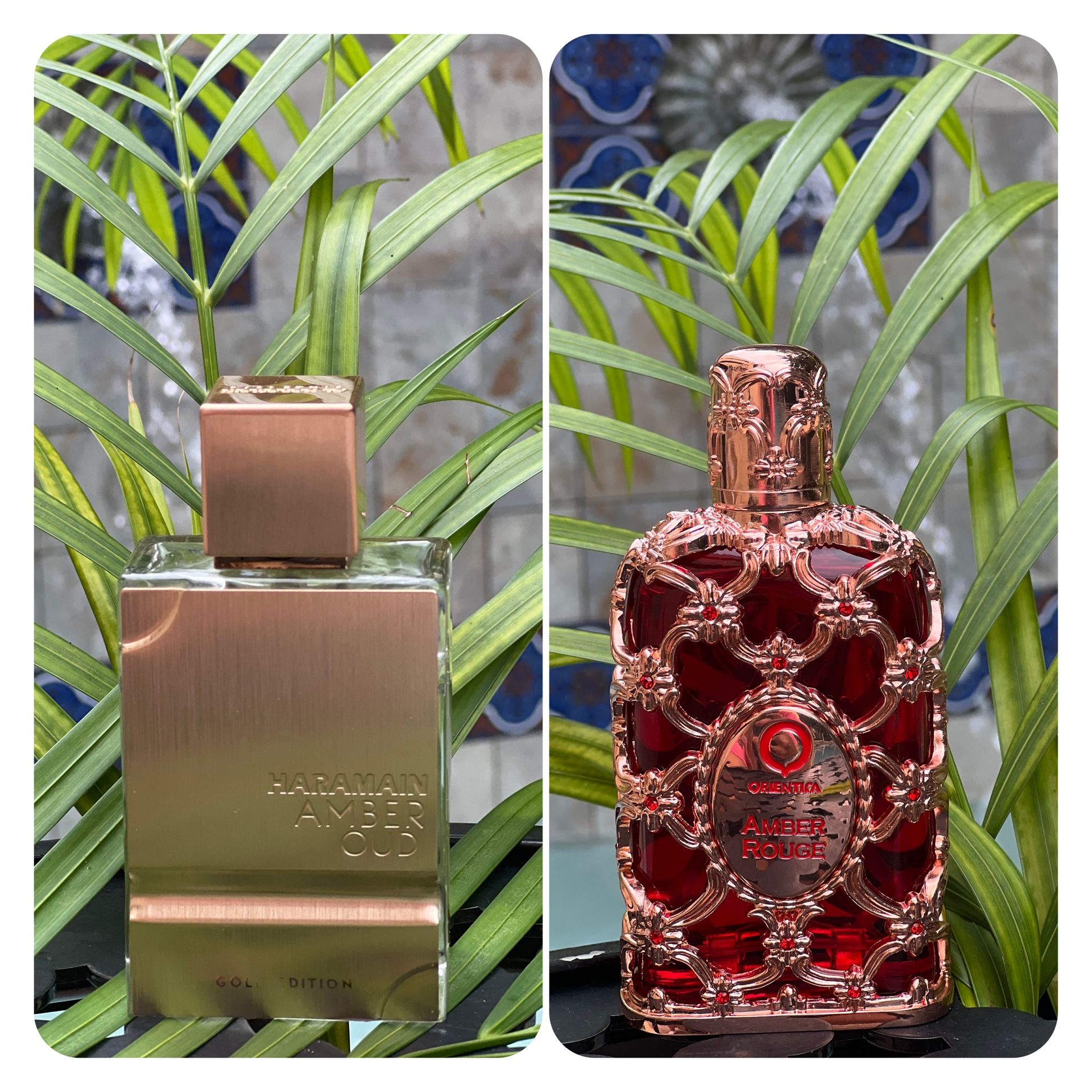 Set Of Orientica Amber Rouge & Amber Oud gold (full Tester Bottles)