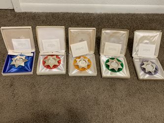 Franklin Mint Sterling Silver  Ornament Rare Collection 1(contact info removed)