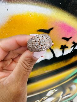 10k Rose Gold Diamond Ring