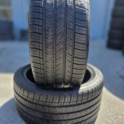 255 35 18 (2) (P20) TIRES MICHELIN PILOT SPORT ALL SEASON  4   80% TREAD 