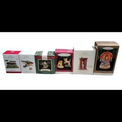 Vintage Hallmark Keepsake Ornaments Lot - Disney Lion King, Narnia, Toy Story, Waltons - All NIB!