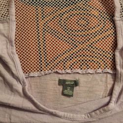 Aerie Lavender Mesh Top Size Small