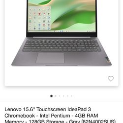 Lenovo 15.6 Chromebook Touchscreen